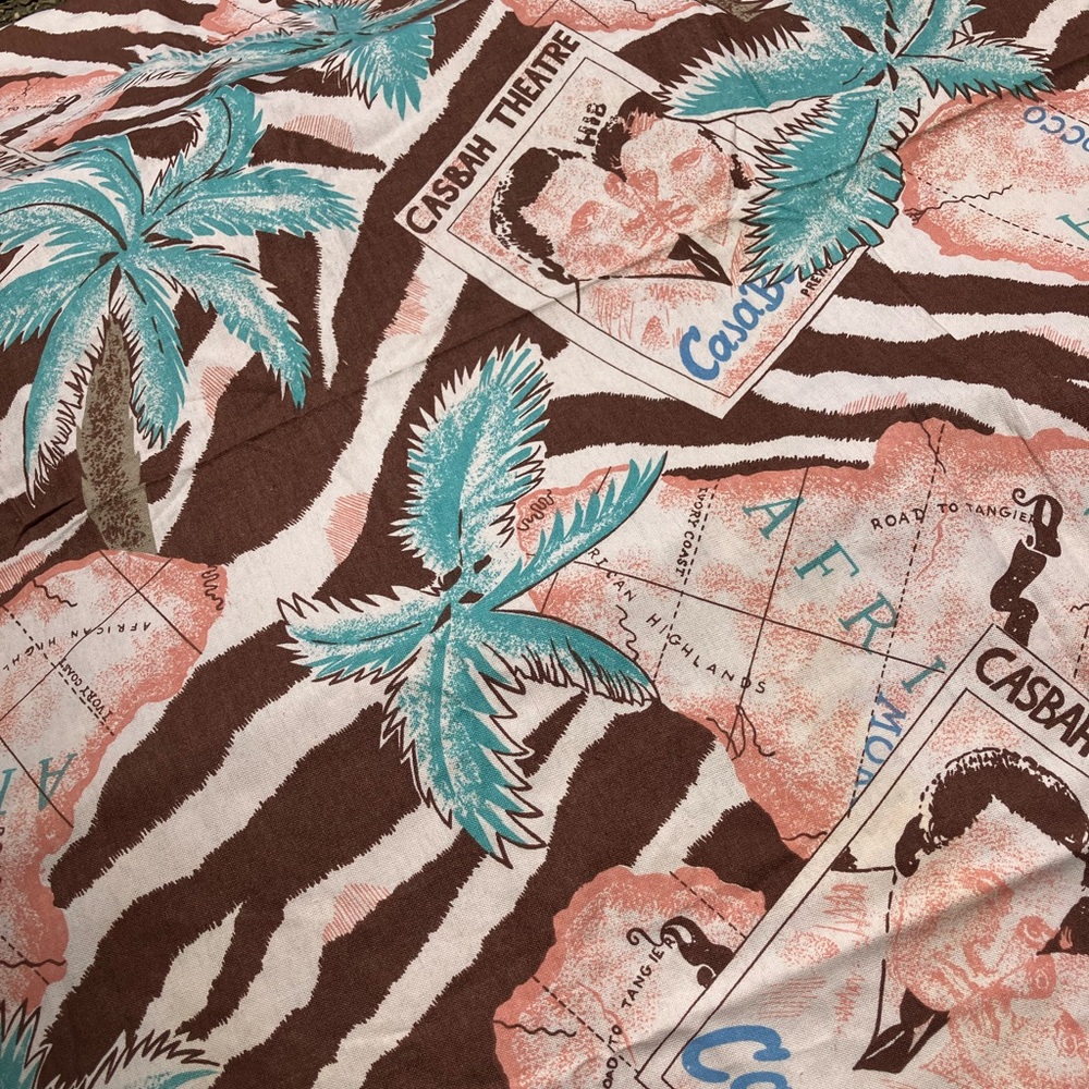 Vintage Casa Blanca Fabric